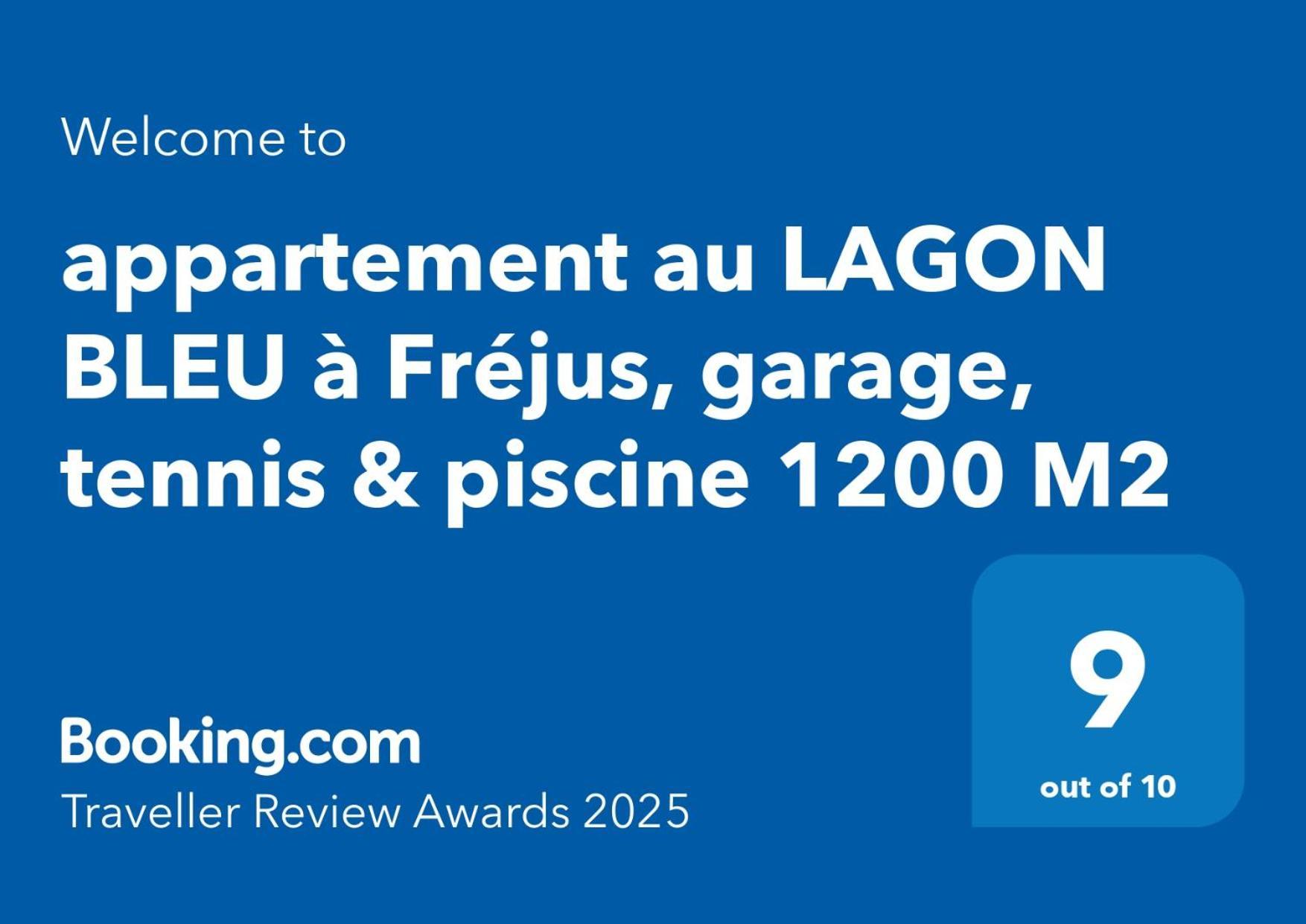 Appartement Au Lagon Bleu A Frejus, Garage, Tennis & Piscine 1200 M2 Exterior foto